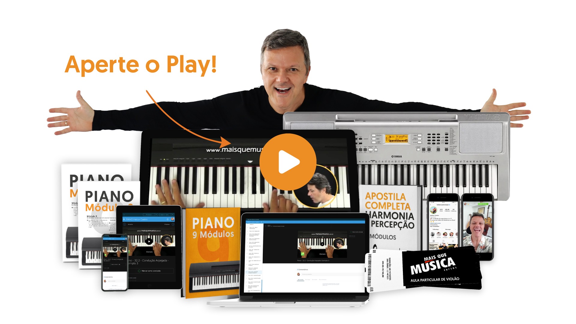 Curso Completo de Teclado🎹 Com JF TECLADO ONLINE #tec